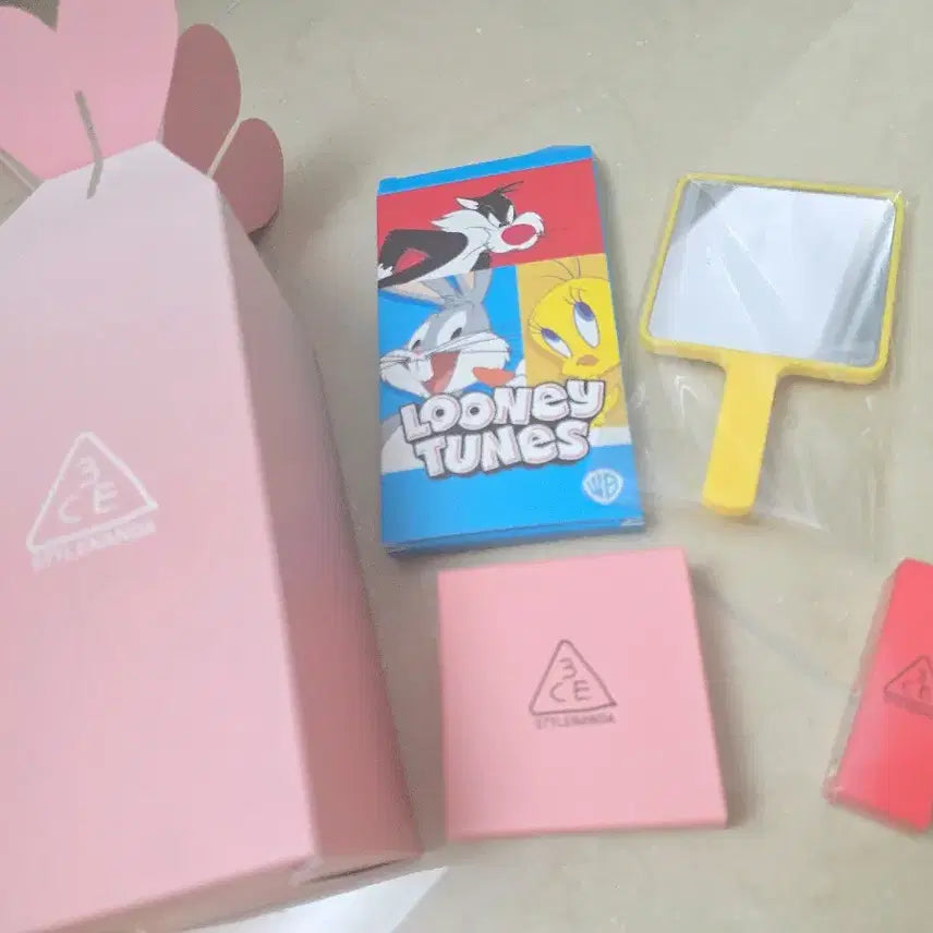 [BUNJANG] 3CE Forever Dream Blusher & Loafer Tint & Looney Tunes Mirror Set / 3CE  블러셔 & 틴트 & 루니툰 거울