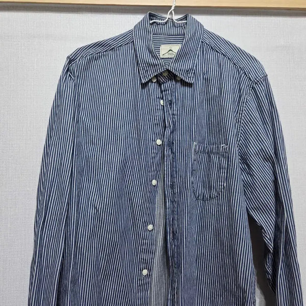 [BUNJANG] M Vintage Stripe Shirt / M 빈티지 스트라이프 셔츠