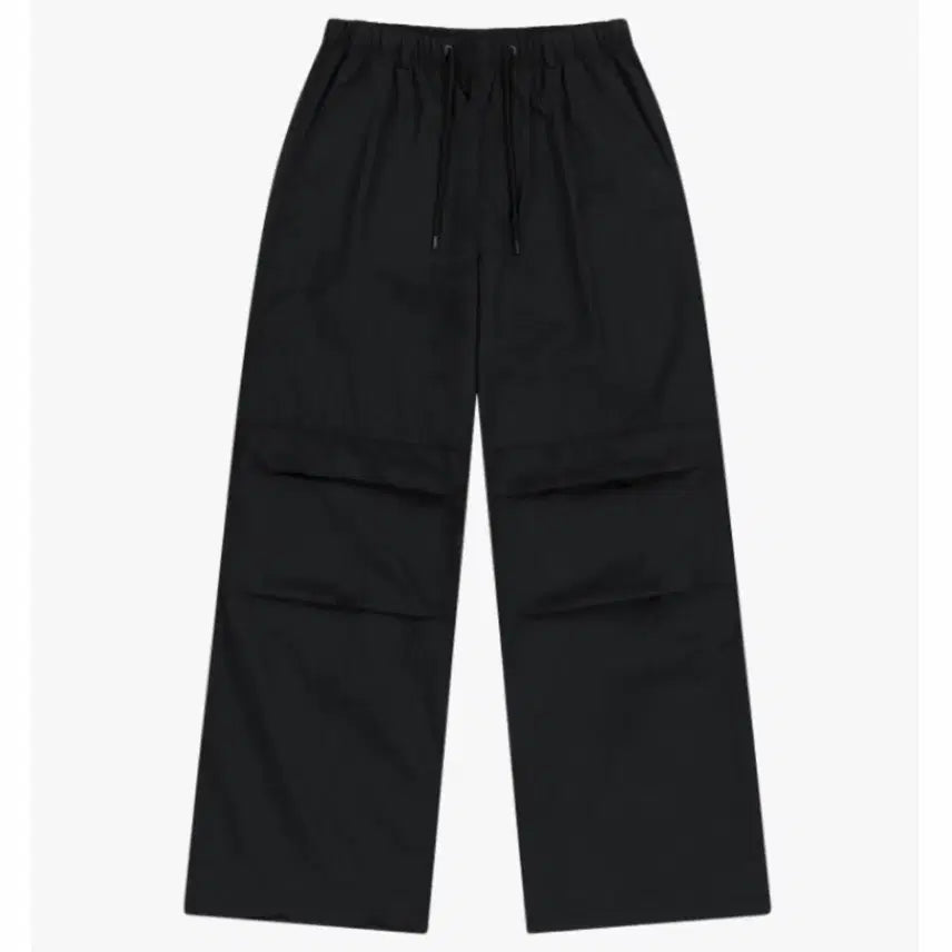 [BUNJANG] Marithe Francois Girbaud Wide Fit Nylon Parachute Pants Black / 마리떼 프랑소와저버 와이드 핏 나일론 파라슈트 팬츠 블랙