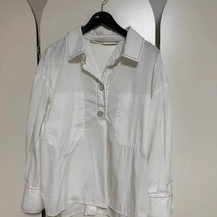 [BUNJANG] Garosu-gil Shirt Blouse / 가로수길 셔츠 블라우스