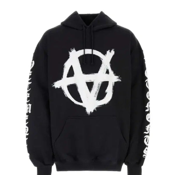 [BUNJANG] VETEMENTS Anarchy Double Hoodie / 베트멍 아나키 더블 후드 M 2회착 풀구성