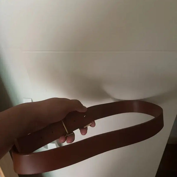 [BUNJANG] Hermès H Buckle Brown Leather Belt / 에르메스 H 버클 브라운 벨트
