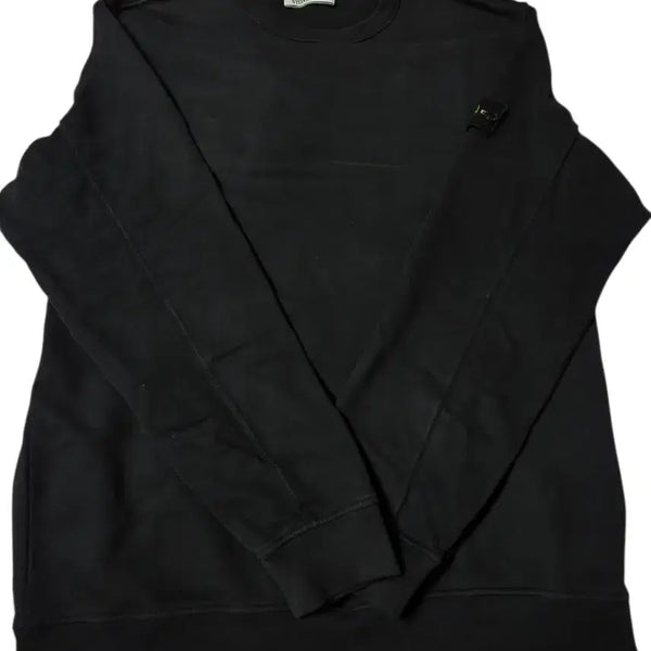 [BUNJANG] Stone Island 23FW Patch Crewneck Sweatshirt Black XXL / [23FW/정품] 스톤아일랜드 와펜 맨투맨 블랙 XXL (상태 최상)