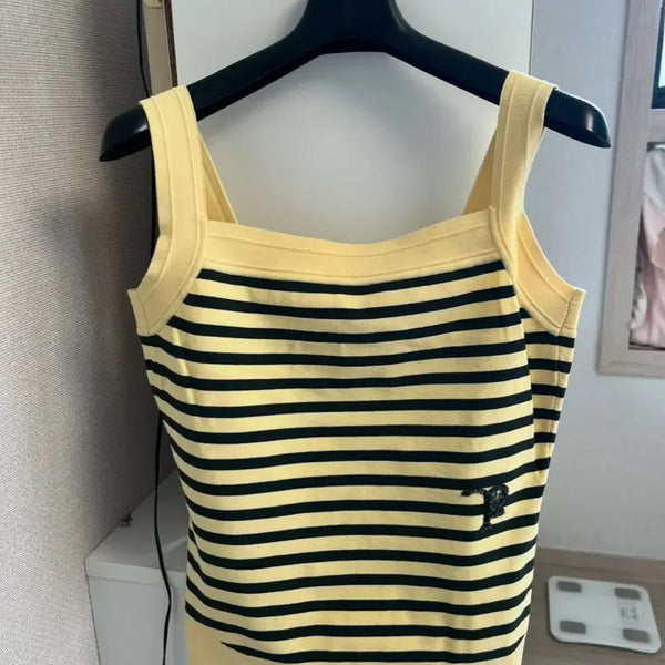 [BUNJANG] TIME Sleeveless Knit Top (Size 55) / 타임(TIME) 나시 니트(55)