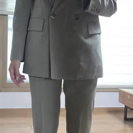 [BUNJANG] Tahari Khaki Setup Suit Jacket and Pants Set / TAHARI 연카키 셋업정장 (별도구매가능)