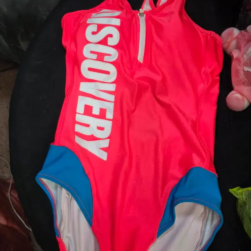 [BUNJANG] Discovery Orange Women's Swimsuit / 90~95.디스커버리  오렌지색 수영복.