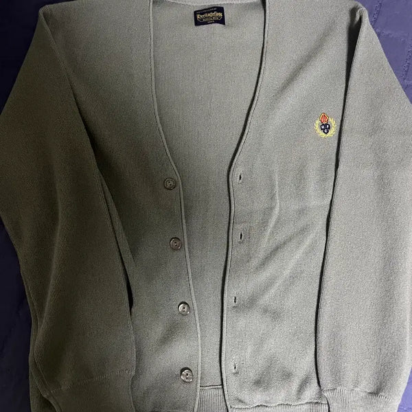 [BUNJANG] Heritagefloss Cardigan Olive S / 헤리티지플로스 가디건 올리브S