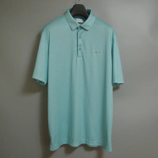 [BUNJANG] Greg Norman Play Dry Striped Short Sleeve Golf T-Shirt (Size 105) / 그렉노먼 플레이드라이 반팔티셔츠 105