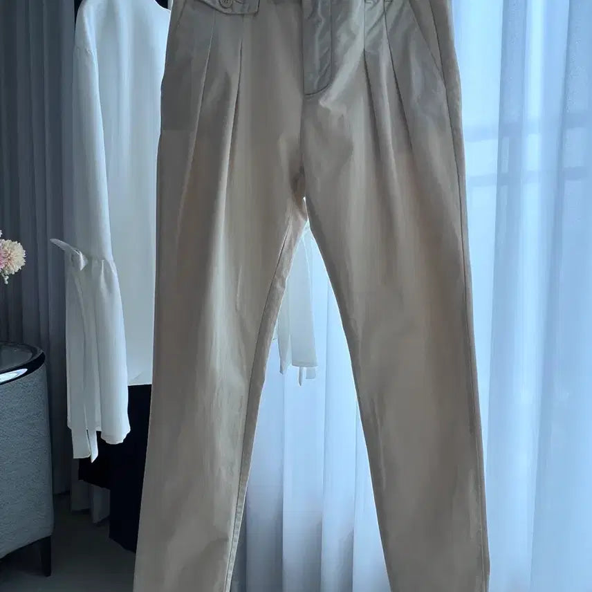 [BUNJANG] Zara Basic Beige Cotton Pants XS / ZARA BASIC 베이지 면바지 24