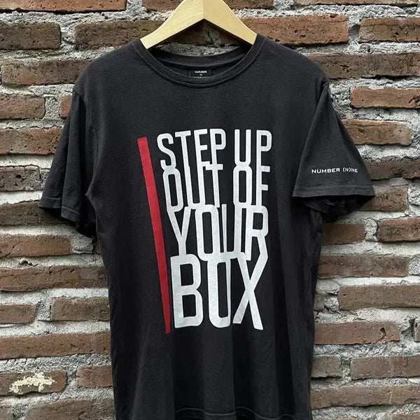 [BUNJANG] Number (N)ine x Marlboro Step Up Out of Your Box Vintage Promotion T-Shirt / 넘버나인 말보로 Step Up Out of Your Box