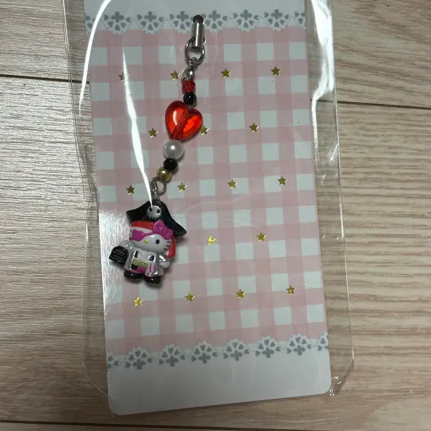 [BUNJANG] Hello Kitty Pirate Version Limited Edition Strap Keychain (Sealed) / (미개봉) 고베 한정 해적 버전 키티 스트랩 키링 할미슈퍼