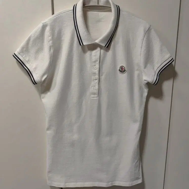 [BUNJANG] Moncler Kara Neck T-Shirt Maglia / 몽클레르 카라넥 티셔츠 마글리아