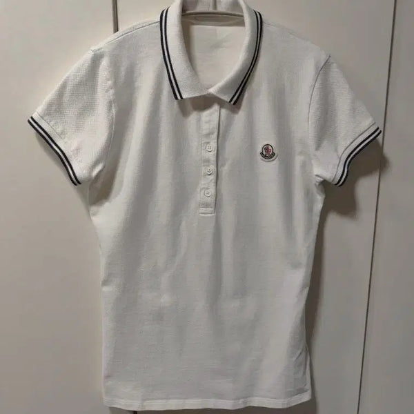 [BUNJANG] Moncler Kara Neck T-Shirt Maglia / 몽클레르 카라넥 티셔츠 마글리아