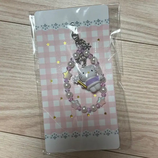[BUNJANG] Sanrio Snow Fairy Kitty Limited Edition Strap Keychain / (미개봉) 겨울 한정 스노우 페어리 키티 스트랩 키링 할미슈퍼