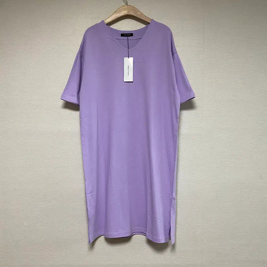 [BUNJANG] Code:z Combined Bri neck Short Sleeve Cotton Dress F / 코데즈컴바인 브리넥 반팔 코튼 원피스 F
