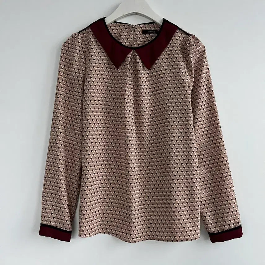 [BUNJANG] Clovis Pattern Collar Blouse / 클로비스 Clovis 패턴 카라 블라우스