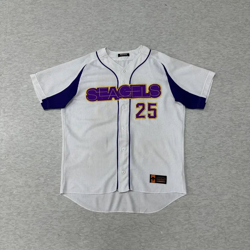 [BUNJANG] Descente Seagulls Baseball Jersey / 데상트(DESCENTE) SEAGULLS 야구 유니폼 셔츠 져지