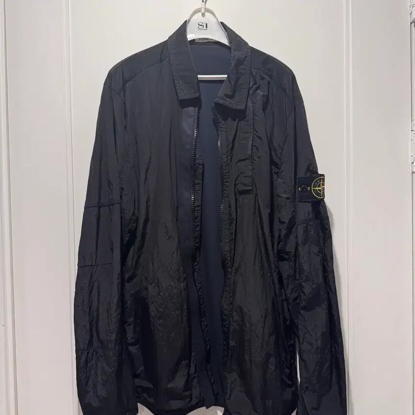 [BUNJANG] Stone Island 18FW Nylon Metal Overshirt Black / [M]18FW 스톤아일랜드 나일론 메탈 오버셔츠 블랙