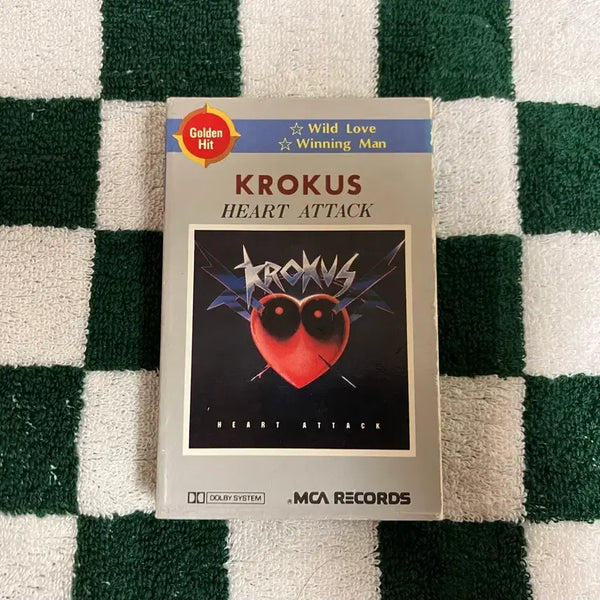 [BUNJANG] Crocus 80s Heart Attack Cassette Tape / 80년대 크로커스 Heart Attack 카세트테이프