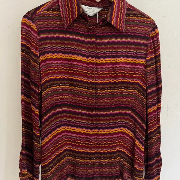 [BUNJANG] Max Mara Pleated Shirt / 막스마라 플리츠 셔츠
