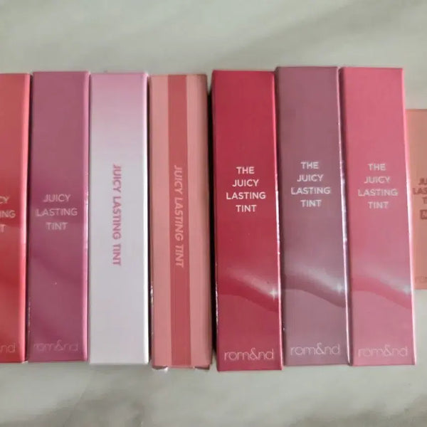 [BUNJANG] Rom&nd Juicy Lasting Tint 8-Shade Full Set / 롬앤 쥬시 래스팅 틴트 8종