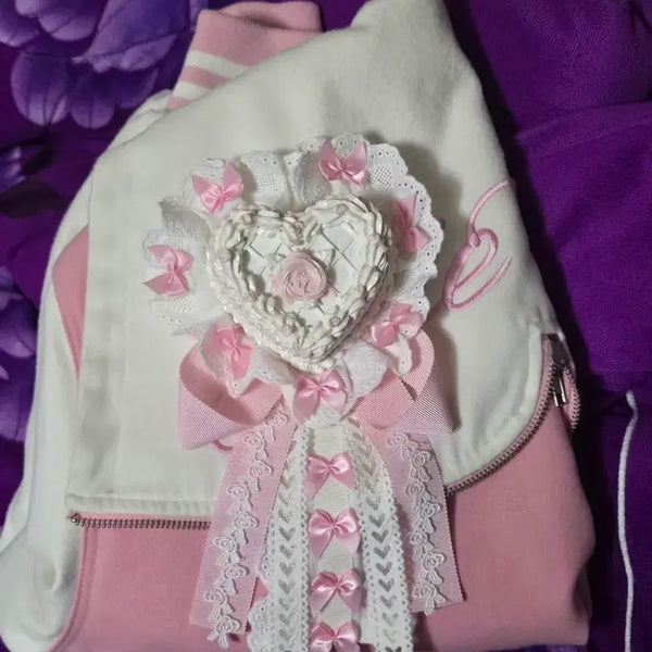 [BUNJANG] PML Rose Cake Rosetta Brooch Bundle Set / PML 장미 케이크 로제타  브로치 페어리계 엔젤릭프리티 4개 일괄