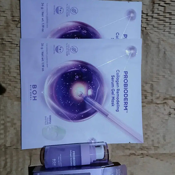 [BUNJANG] Bioheal Boh Collagen Gel Mask (2-Pack) with Free Serum / 바이오힐보BOH 콜라겐  겔 마스크 2개(사은품 세럼)