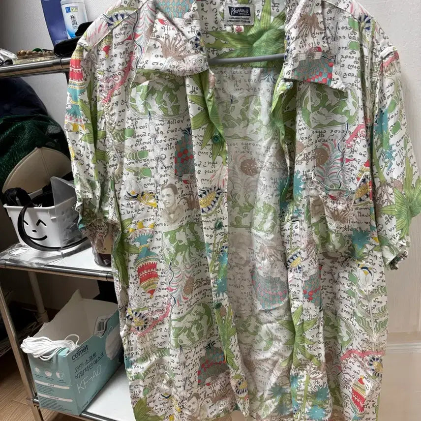 [BUNJANG] Pharohs Hawaiian Shirt Size 38 (Fits 95-100) / 페로우즈 하와이안셔츠 95-100(38) 사이즈