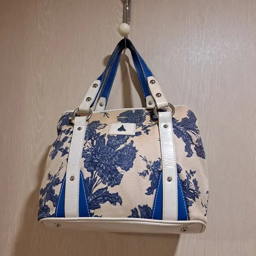 [BUNJANG] Beanpole Flower Print Tote Bag / 빈폴  플라워 프린트 토트백