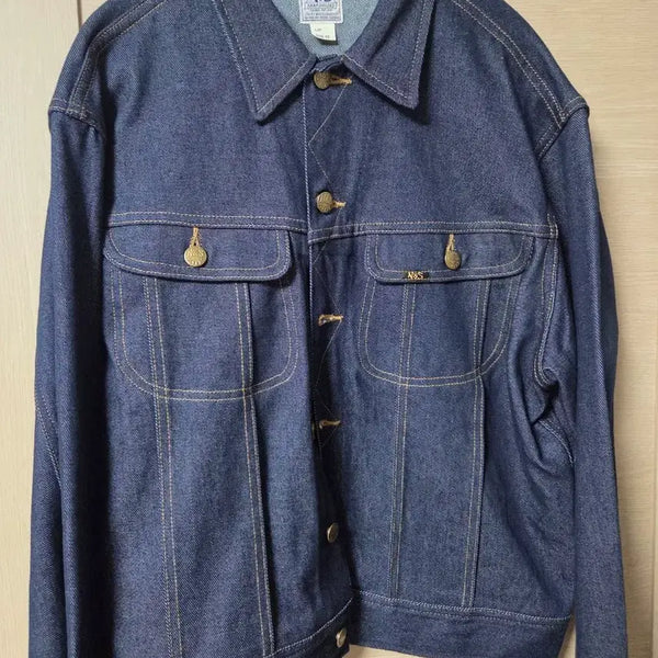 [BUNJANG] Nonstop 101J Flyers Denim Jacket / 논스탁 101J FLYERS 데님 자켓