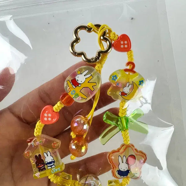 [BUNJANG] Miffy Knot Phone Strap & Bag Charm Keychain / 미피 매듭 폰스트랩&가방참 키링