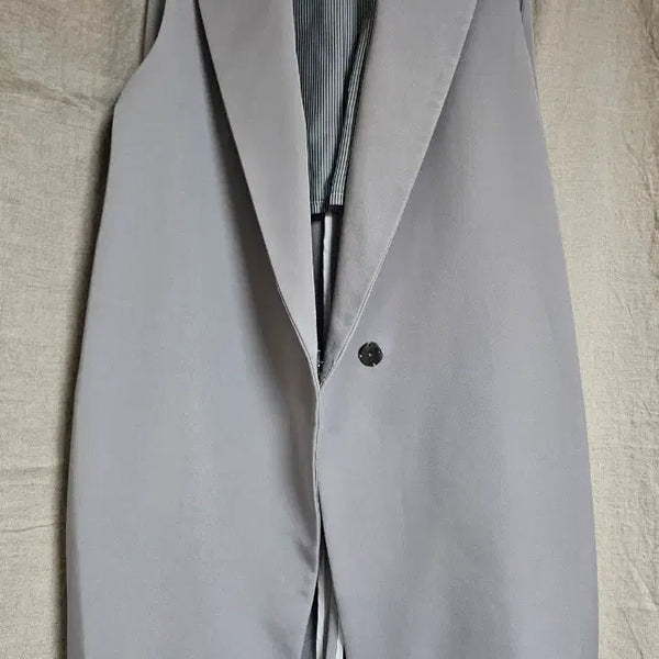 [BUNJANG] Gray Long Vest (Size 55-66) / 그레이 베스트