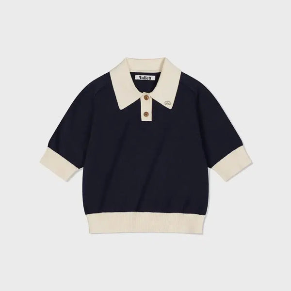 [BUNJANG] Palett Color-Block Knit Top / 새상품) 팔렛 COLOR-BLOCK KNIT TOP
