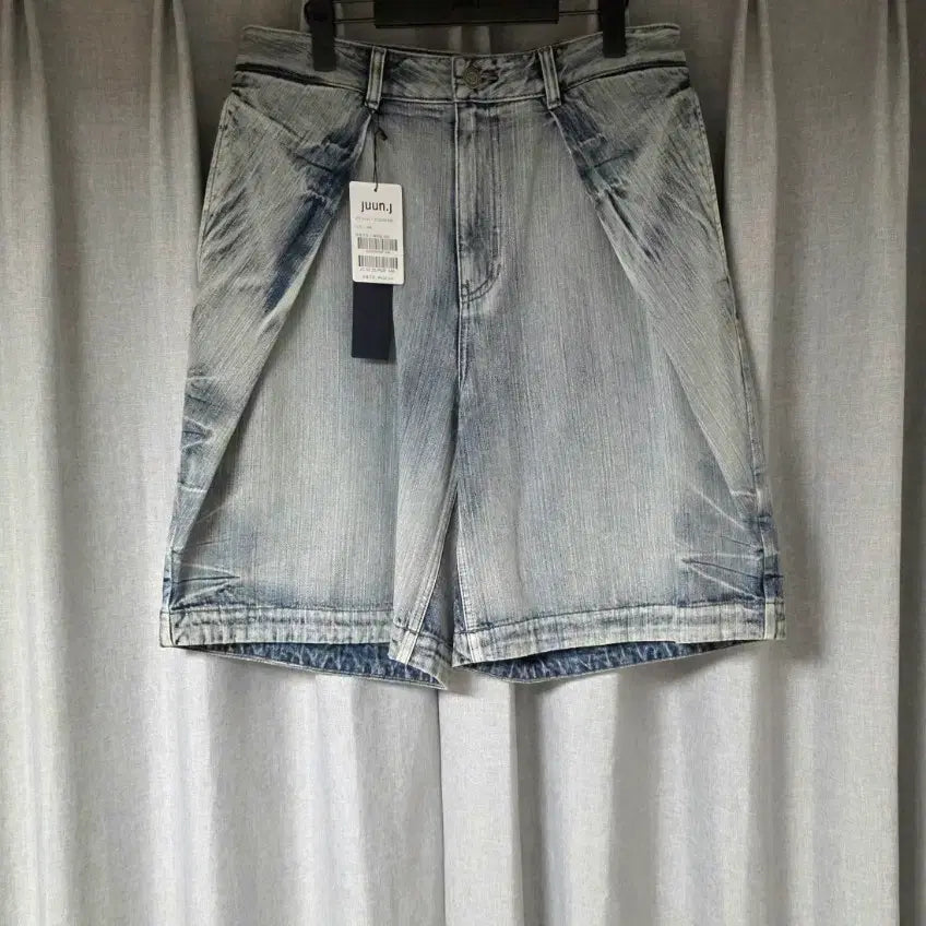 [BUNJANG] Juun.J Denim Covered Shorts Size 46 / 준지 데님 커버드 쇼츠 46