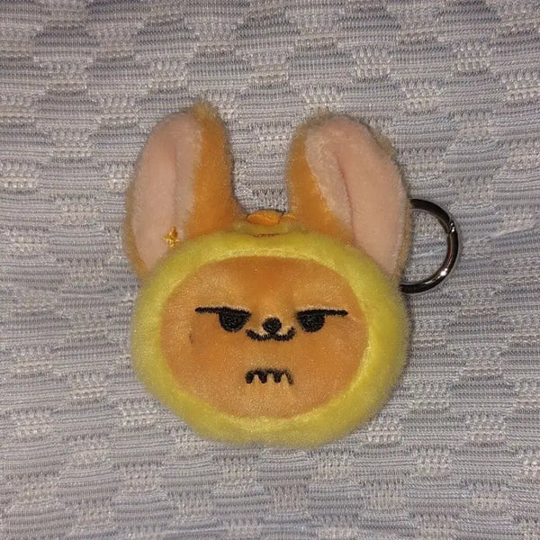[BUNJANG] TXT Yeonjun Hornbat Doll Face Keyring / 연준 인형 황춘 페이스키링