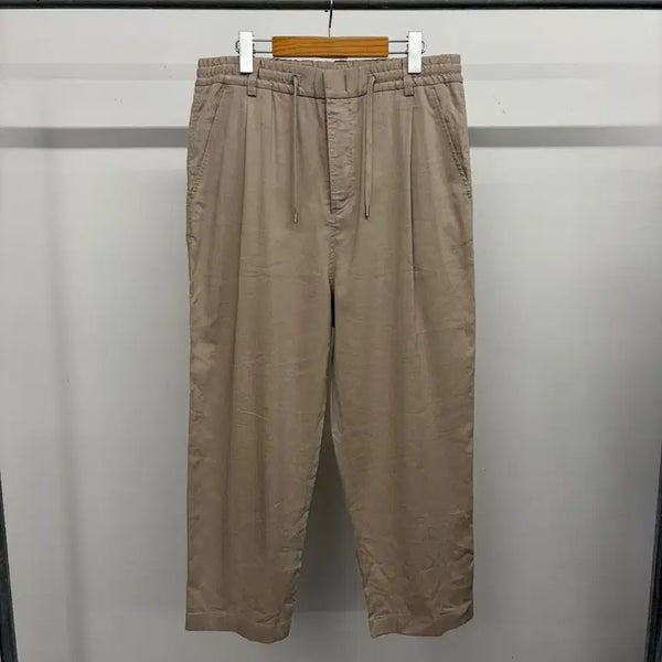 [BUNJANG] System Homme Men's Linen Blend Bending Pants / (33전후) 남성용 시스템 옴므 린넨 혼방 밴딩 팬츠 바지