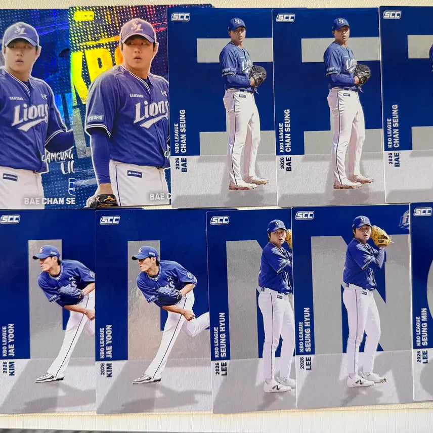 [BUNJANG] Samsung Lions 2026 KBO Victory Charm Holo Parallel Holo Koo Ja-wook & Lee Jae-hyun Card Bundle / 2026 KBO카드 삼성라이온즈 승리부적 홀로패러렐 홀로 구자욱 이재현