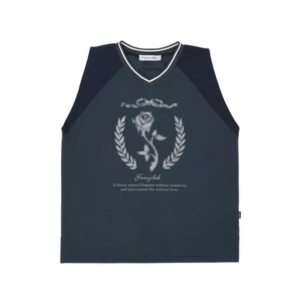 [BUNJANG] Nasty Fancy Club Tricot Sleeveless Tee Navy / 네스티팬시클럽 트리콧 슬리브리스 티 (네이비)