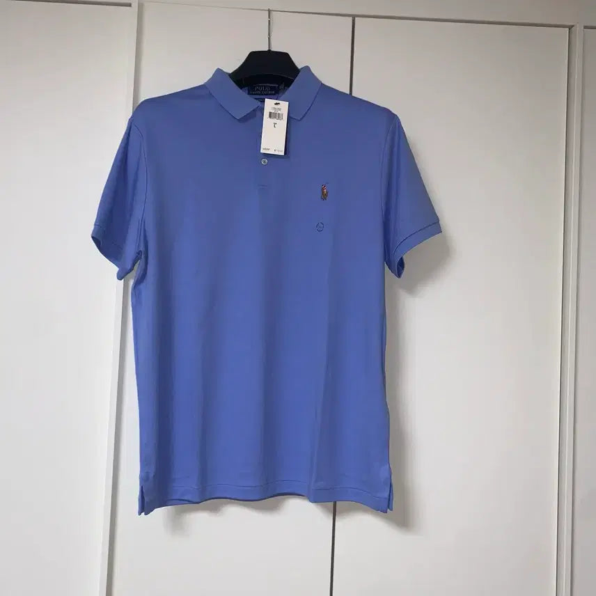 [BUNJANG] Polo Ralph Lauren Blue Short Sleeve Polo Shirt Size 105 / Polo Ralph Lauren 폴로 랄프로렌 블루 반팔카라티 105