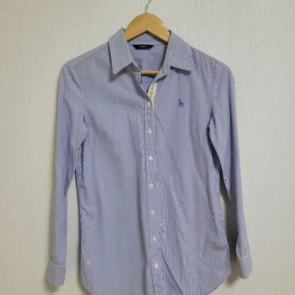 [BUNJANG] Hazzys Striped Shirt Blue / 헤지스 스트라이프 셔츠 블루85