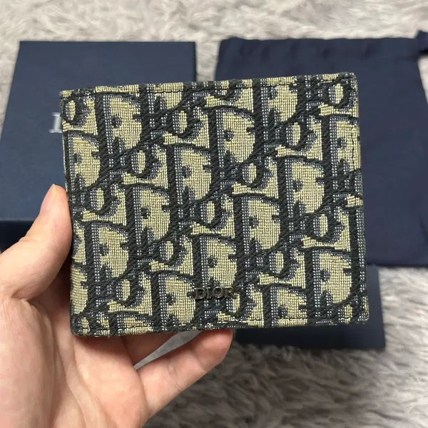 [BUNJANG] Dior Oblique Bifold Wallet Beige / [풀구성] 디올 오블리크 반지갑 베이지
