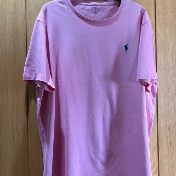 [BUNJANG] Polo Ralph Lauren Custom Fit Pink T-Shirt XL / 폴로 랄프로렌 핑크 반팔 티셔츠 xl 커스텀핏