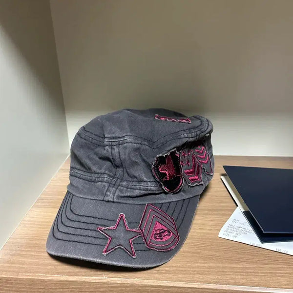 [BUNJANG] Jeep Washed Cotton Cap with Star Embroidery / 지프 모자