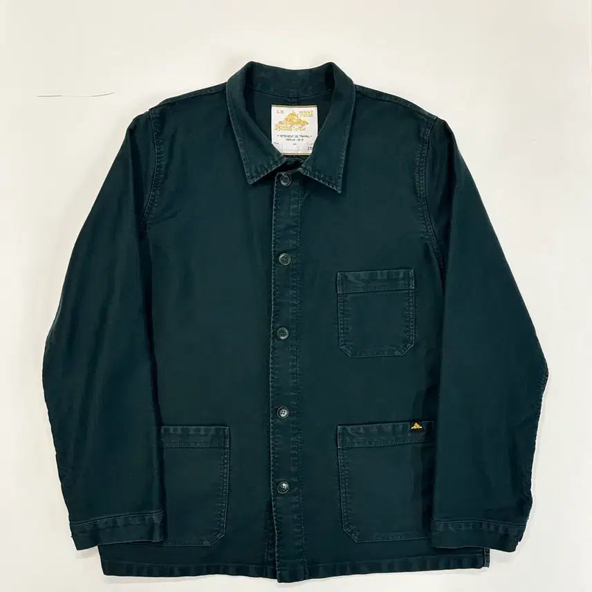 [BUNJANG] Le Mont Saint Michel French Work Jacket Green / 르몽생미셸 프렌치 워크자켓 (50)그린