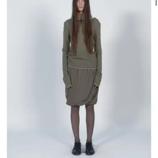 [BUNJANG] Nothing Everything Layered Wool Top / 낫띵에브리띵 레이어드 울 탑