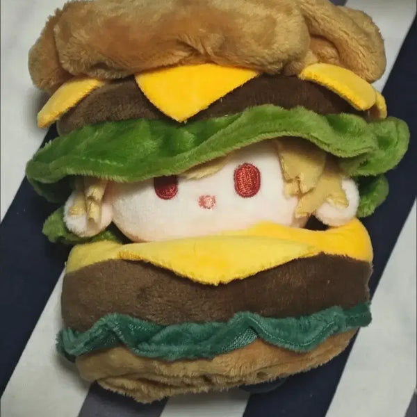 [BUNJANG] 10cm Cotton Doll Clothes Hamburger Outfit / 10cm 10깅옷 솜인형옷 솜깅옷 햄버거