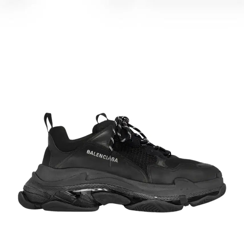 [BUNJANG] Balenciaga Triple S Black Sneakers / 발렌시아가 트리플S 37사이즈