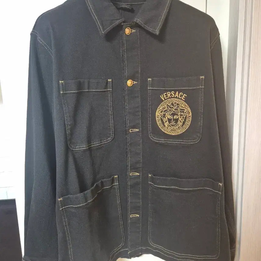 [BUNJANG] Versace Denim Jacket Size 52 / (정품)베르사체 데님 자켓 52사이즈