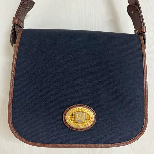 [BUNJANG] Burberry Vintage Navy Cross Shoulder Bag / 정품)버버리 빈티지 네이비 크로스 숄더백