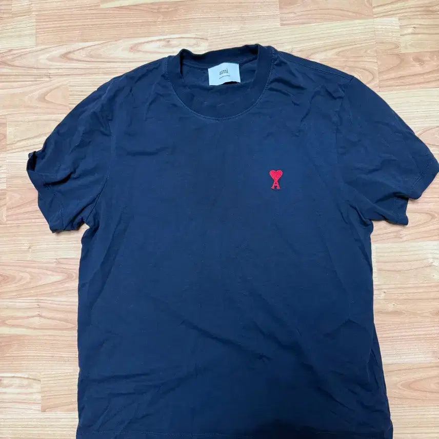 [BUNJANG] AMI Paris Small Heart Short-Sleeve T-Shirt Black L / (L) 아미 스몰 하트 반팔 검정